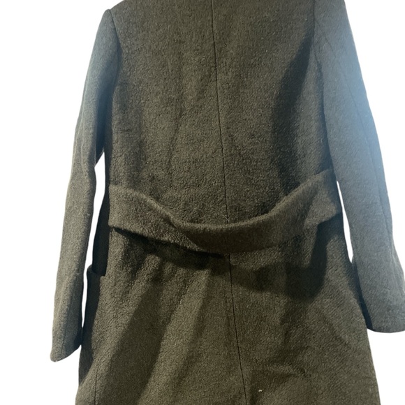 LAUNDRY by Shelli Segal Brown Women's Coat with Yellow Lining - Picture 4 of 4